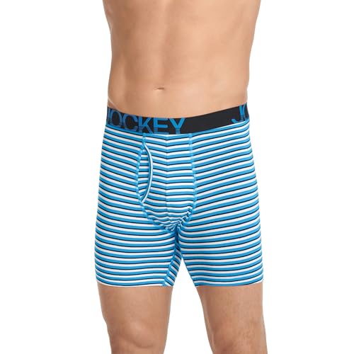 Jockey Men's Underwear Big Man ActiveStretch Long Leg Boxer Brief - 2 Pack2