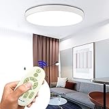 Hinweis: Diese Deckenleuchte ist nicht für Fernsehzimmer geeignet. Die Abdeckung der Lampe ist aus Kunststoff. Es gibt kein Glasmaterial.