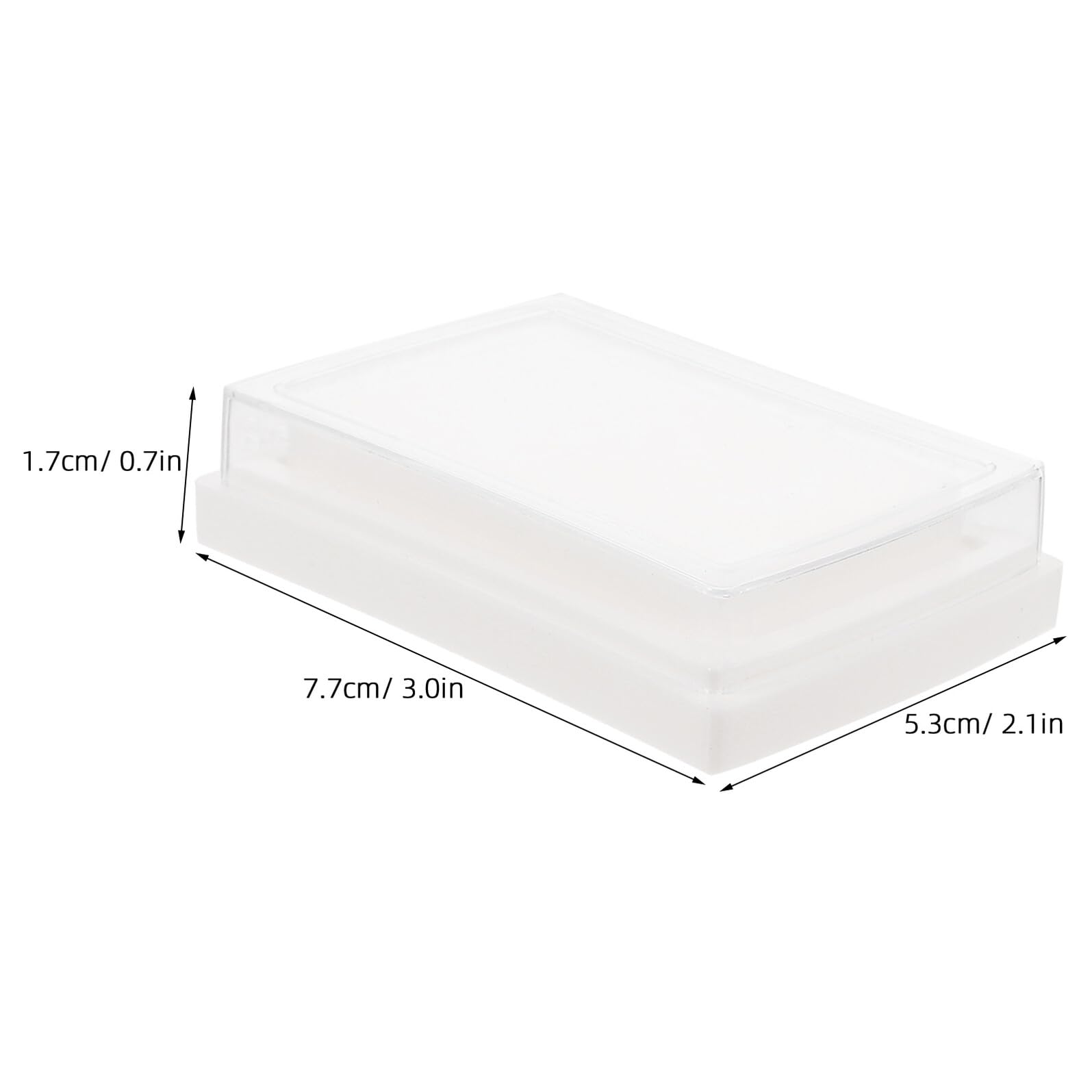 Angoily 50 Pezzi Tampone Vuoti per Impronte e Materiale per Stampi Fai da Te Domestico e Didattico Portatili e Resistenti per Carta Tessuto e Legno