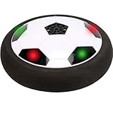 happy globe AIR Power Fußball LED | Leuchtende Fussball Spielscheibe mit Luftkissen & bunten LEDs | Ideales Outdoor Spielzeug & Fussball Kinder Geschenk