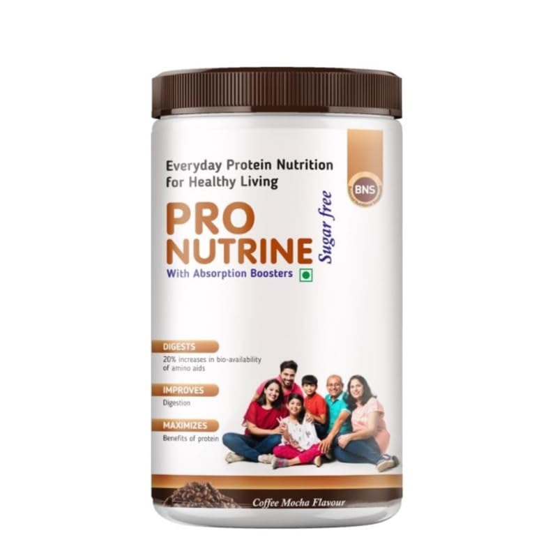 PRO NUTRINE Chocolate Protein Powder for Family | Helps in Improve Muscle Growth, Digestion | Zero Refined Sugar | Energy Booster for Family | Premium Supplement Whey Protein - 600g (B0BLZ65RG6) Amazon Price History, Amazon Price Tracker
