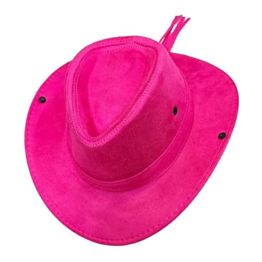 Chapéu Infantil Country Rodeio Cowboy Boiadeira Camurça Festa Clássico Pink