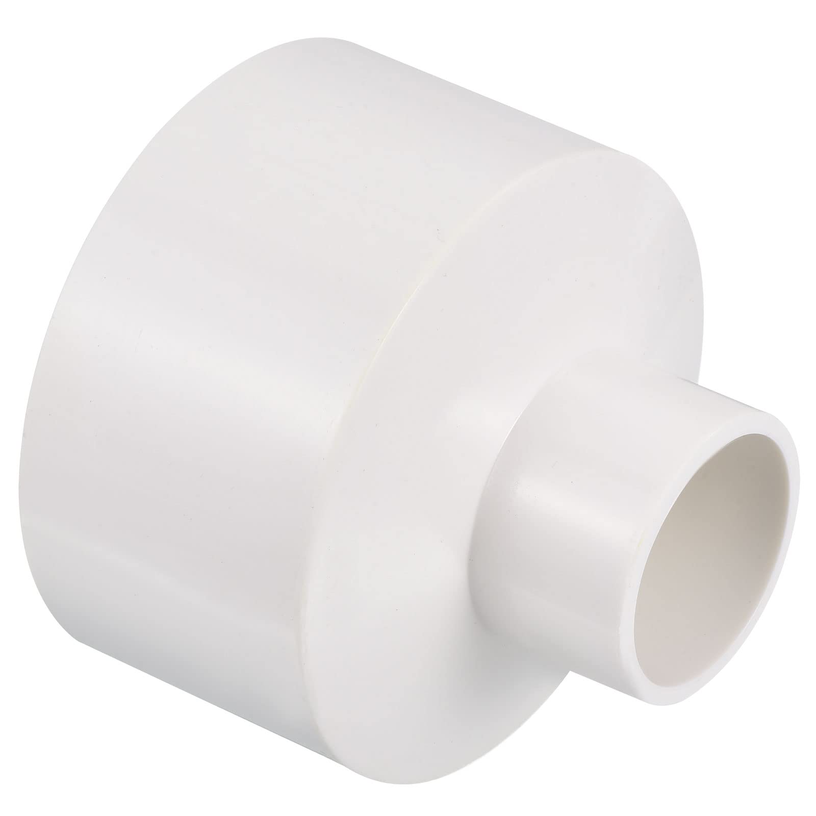 PATIKIL PVC Reductor Tubo Montaje 50x32mm, 3 Paquete Recto Acoplamiento Adaptador Conector, Gris — view 14