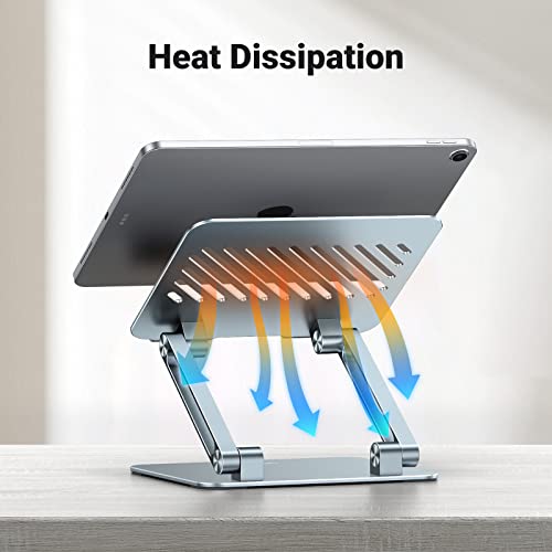 Ugreen Tablet Stand Holder For Desk Dual Rod Support Aluminum Tablet Holder Adjustable Dock Multi-Angle Riser Home Office Accessories Compatible With Ipad Pro 12.9, Ipad Air Mini 6 5 4 3 2 #TOP5