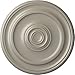 Ekena Millwork CM20KPPWS Kepler Traditional Ceiling Medallion, 19 3/4"OD x 1 1/2"P (For Canopies up to 4 1/2"), Hand-Painted Pearl White
