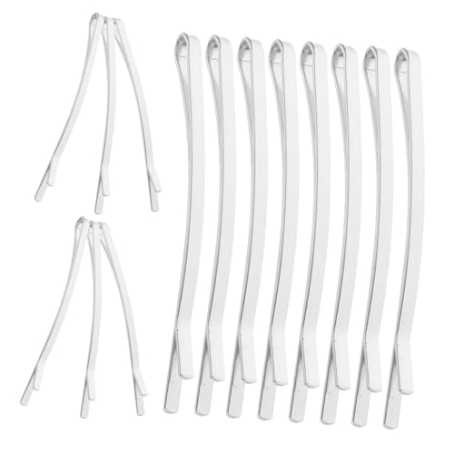 Barrettes en métal blanc fini les mèches rebelles avec ces épingles à cheveux confortables