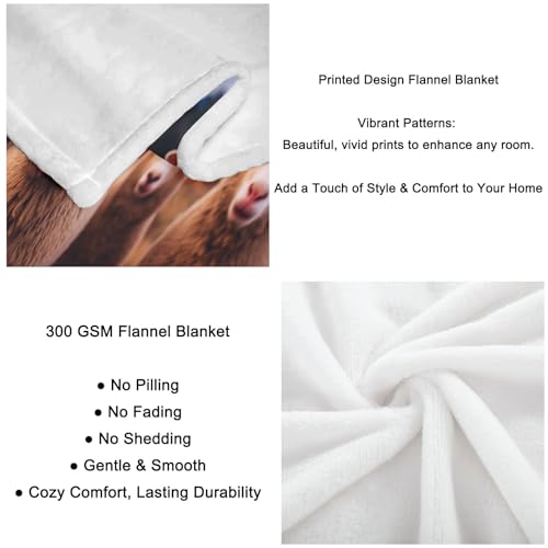 Jeté de canapé microfibre doux imprimé moutons pour vos soirées cocooning