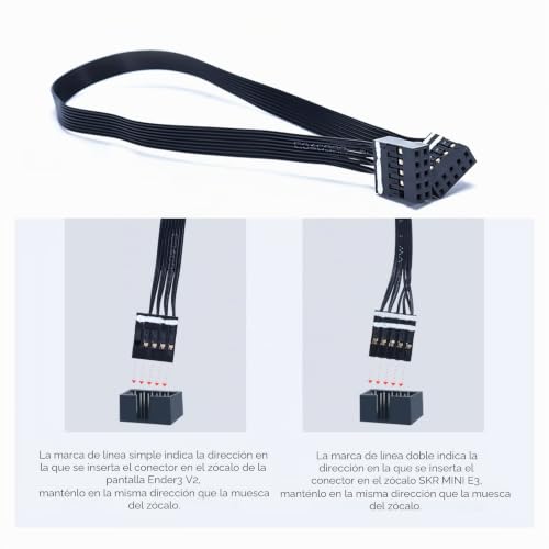 Placa de control BIGTREETECH SKR Mini E3 V3.0 de 32 bits con controlador TMC2209 para Ender 3 3