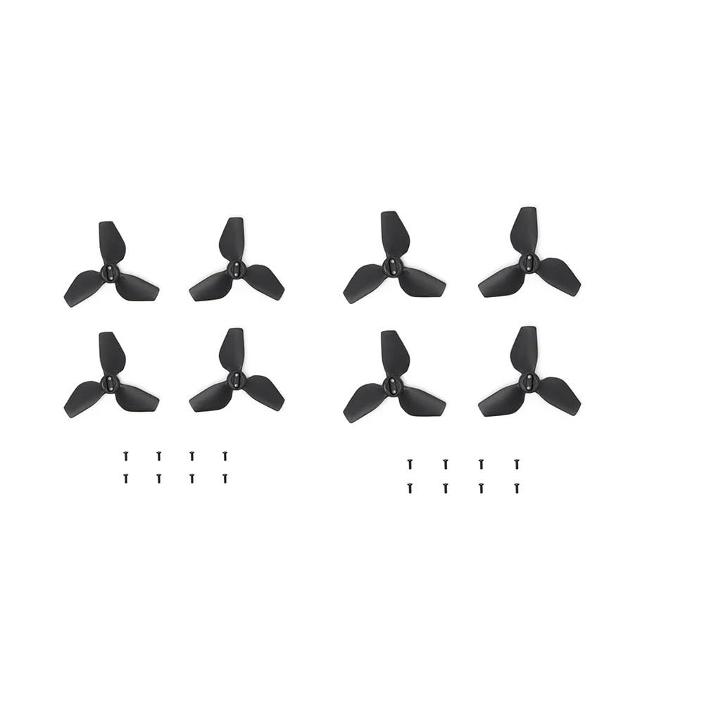hélice Hélice con tornillos Ala de hoja rápida Compatible con repuestos de reparación de drones Reemplazar pieza(2 set)