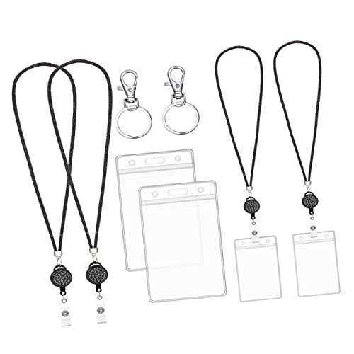 Porte badge transparent réutilisable pour événements professionnels et badges d'accès de bureau