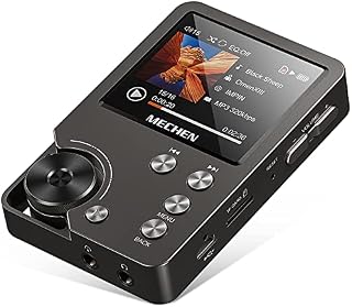 MP3 Player, MECHEN Lossless DSD High Resolution Portable Digital Audio Music Player with 64GB Memory Card, DAC HiFi Lossless Audio PlayerSupport up to 256GB