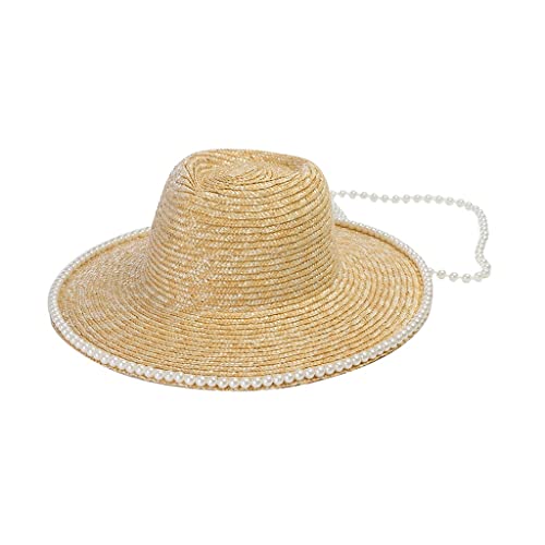 Chapeau de plage chaîne de perle oubliez les coups de soleil avec style