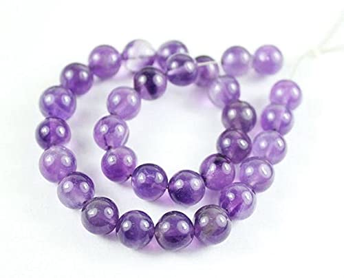 Améthyste violette d'Afrique 7mm en fil de perles pour vos ateliers diy