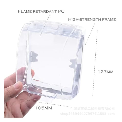 Fundas impermeables para timbre inalámbrico Switch Guard pack de 4 carcasas transparentes 8