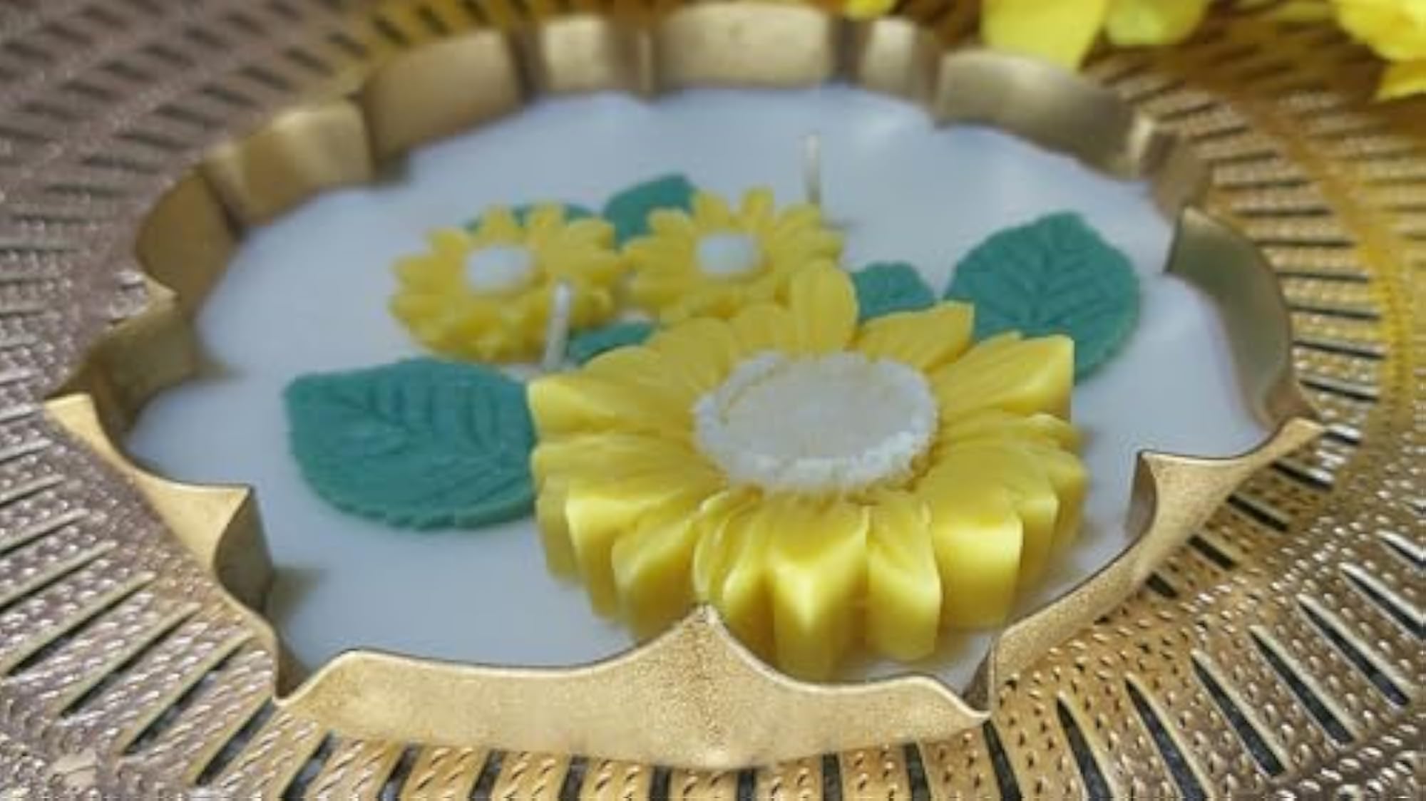 Sunflower Urli (Lavender) for Home Décor