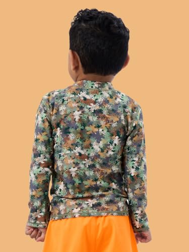 Image of RUGGEDBUTTS Baby /Toddler Boys Long Sleeve Rash Guard Swim Shirt w /UPF 50+