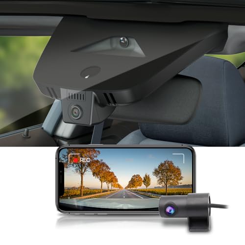 FITCAMX Dashcam Cámara Coche 2160P+1080P Adecuada para Honda Prologue 2024 2025(HD2-D1300), OEM Dash CAM 4K Video WiFi, G-Sensor, Grabación en Bucle, WDR Camara Coche, Plug & Play, Tarjeta de 128GB