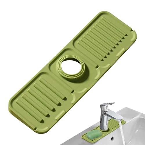 キッチン蛇口用シンクマット | ノンスリップ蛇口排水マット - ノンスリップシリコンシンクスプラッシュ乾燥、ドリッププロテクター、キッチン、バスルーム用アクセサリー