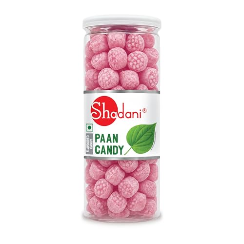 Image of Shadani Paan Candy (Can Of 280g), Rich Indian Flavour Candy /Toffee | Meetha Pan Refreshing Candies For Kids and Adults