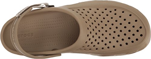 Image of Crocs Men's Swiftwater Deck Clog M Mule, Khaki /Stucco, 8 M US
