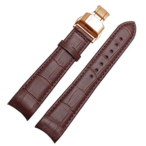 Bracelet montre cuir authentique boucle papillon haut de gamme pour modèles Curve