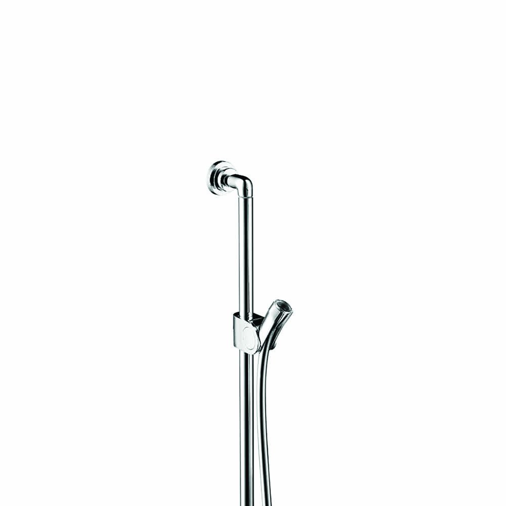 AXORWallbar 36" Luxury 2-inch Modern Spray Easy Height Adjust Wallbar in Chrome, 27831000