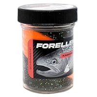 FTM Forellenteig schwimmend 50g - Forellenteig, Farbe/Aroma:Schwarz/Orange - Kadaver