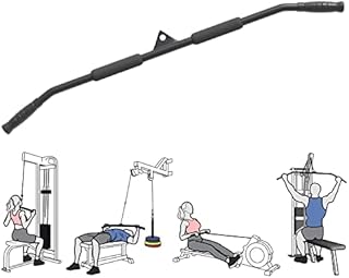 Upgraded Lat Pull Down Bar for Home Gym Lat Pulldown Attachments for Pulley System Gym Cable Machine LAT Pull Down Machine, 39'' Lat Bar Accessories, Workout Equipment, Lat Pull Down Attachment