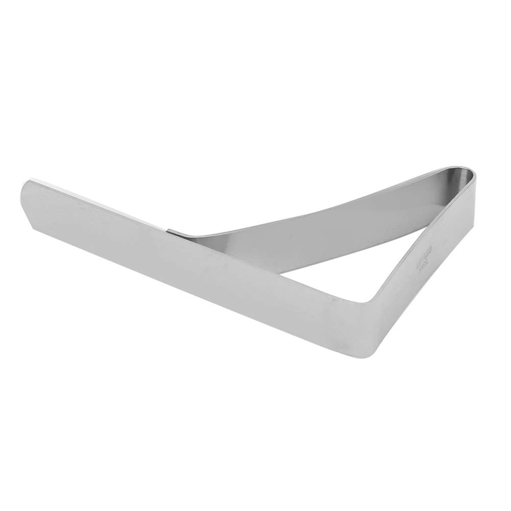 4 clip per tovaglia grandi, in acciaio inox, antiscivolo, 10,5 x 7 cm