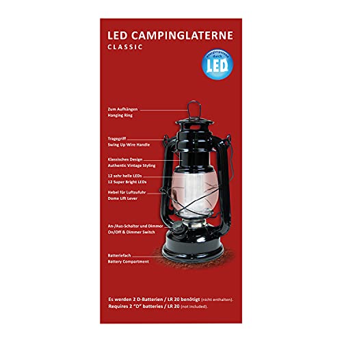 Idena Classic 10032443 - Lanterna da campeggio