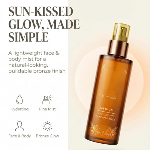 Autobronceador facial hidratante con nebulizador natural para un acabado gradual sin sol 5