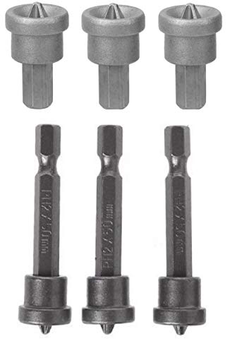 Set di 6 inserti PH2 con arresto di profondità per...