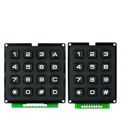 1-10pcs 3 * 4 4 * 4 Matrix Switch Keyboard Keypad Array Module ABS Plastic Keys 4x4 3x4 12 16 Button Membrane DIY Kit for Arduieno New for Arrival 2025 High for Quality