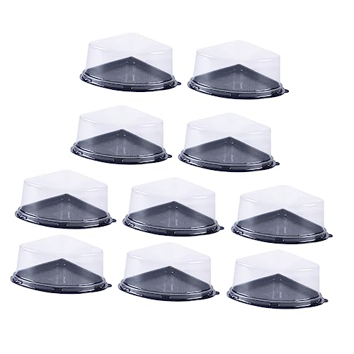 Alipis 50Pcs Boxes Fan Shape Cake Packaging Boxes Dessert Storage Containers for Mousse and Cakes for Easy Wrapping and Holding