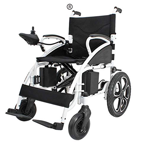 B&MF Portable Electric Wheelchair - Ightweight Portable Smart Chair Personal Mobility Scooter Wheelchai - Airplane Friendly