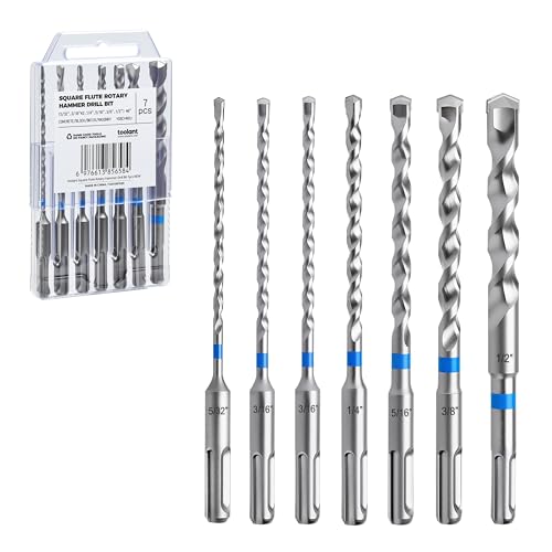 toolant SDS-Plus 7-Piece Concrete Drill Bit Set
