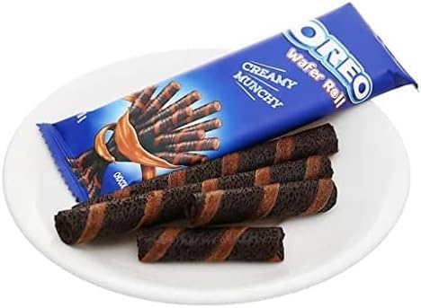 Miniatura 4 de GSS Oreo Wafer Roll Paquete variado (juego de 2)  Fresa (1.90 oz) - Chocolate (1.90 oz)
