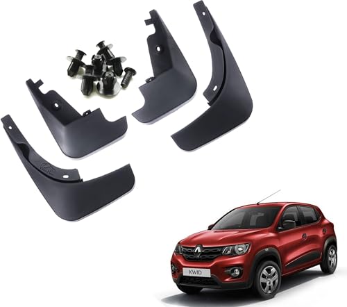Image of WolkomHome Mud Flap Compatible with Kwid - Durable Splash Guards for Car Exterior Protection