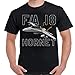 F/A-18 Hornet VMFA(AW)-242 Batmen T-Shirt-Large Black