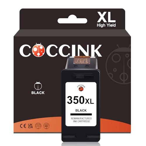 COCCINK 350XL Cartucho de Tinta Remanufacturado de...