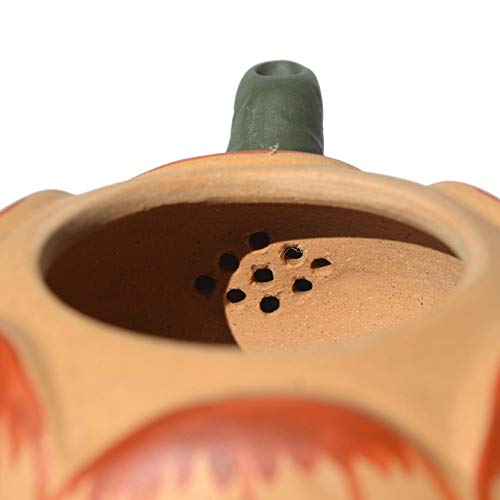 Image of Chinese Zisha Teapot 7oz Yixing Clay Handmade Tea Pot for Tea Lovers Brew Tea Home Office Decorative Collection (Frog lotus 220ml)
