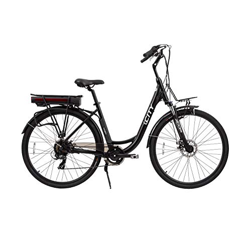 Ecogyro Gbike B28 Bicicleta Asistencia Eléctrica, Unisex Adulto, Negro, XL