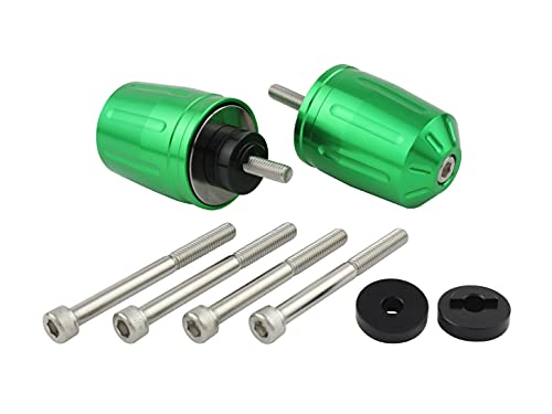 ポッシュ(POSH) バイク用品 ハンドルバーエンド ウルトラヘビーバーエンドタイプ2 ホンダ/スズキ系純正ハンドル用 M6タイプ CB1300SF/SB | CB400SFなど ライムグリーン 033979-28-10