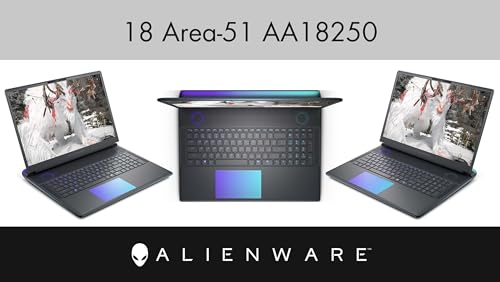 Image of Alienware 18 Area-51 AA18250 AI Gaming Laptop 18 inch WQXGA 300Hz, (Intel Ultra 9-275HX, GeForce RTX 5090 24GB, 64GB DDR5, 8TB PCIe SSD, Win 11 Pro) w /DKZ USB Port Expander