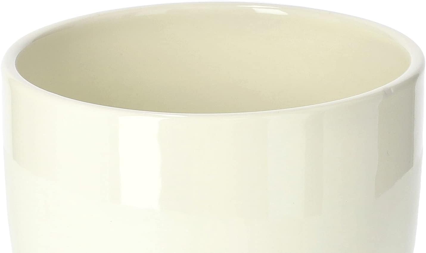 Kotarbau® Set of 2 Ceramic Flower Pot Planters for Flowers 15 cm Diameter with Drip Tray, Beige, ⌀ 15 mm - Image 5