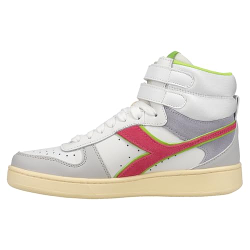 Diadora Womens Magic Basket Demi High Sneakers Shoes Casual - White - Size 7 B