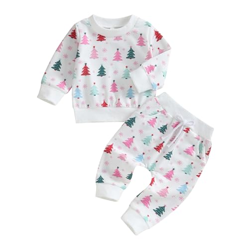 Image of Toddler Baby Girl Boy St St Patricks Day Outfit Shamrock Long Sleeve Sweatshirt Top Charm Pants Infant Set