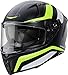 Price comparison product image Caberg Unisex Avalon Blast Full Face Helmet, Matt Black/White/Neon Yellow, M