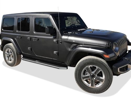 Estribos laterales de acero inoxidable para Jeep Wrangler JL miniatura 6