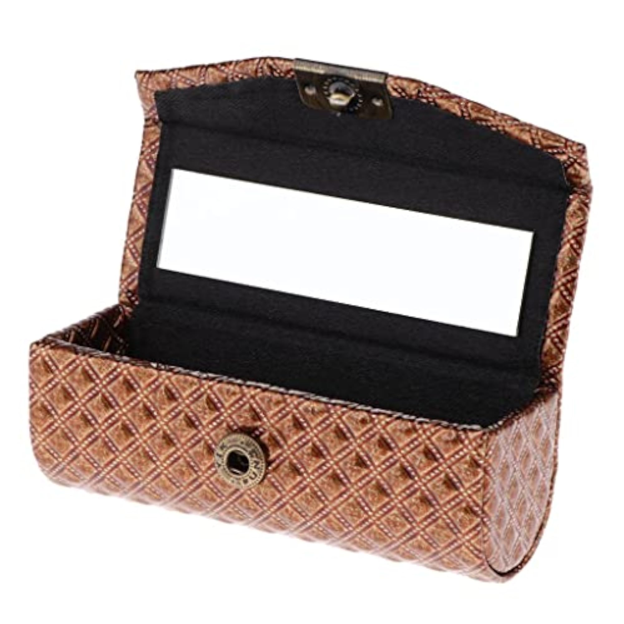 PU Leather Single Lipstick Case, Brown